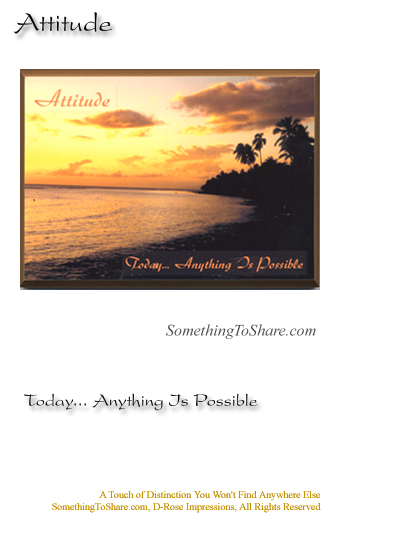 motivational plaque attitude