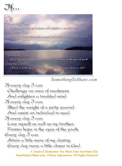 inspirationall plaque if