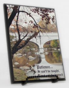 Inspirational Plaques Patience
